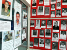 The walls of the Libyan Red Crescent office in Benghazi, Libya, shown here on Monday, are covered with photos of the missing. Some disappeared during Libya's revolution, but some have been missing for more than 10 years. Now, thousands released from Libya's prisons are being reunited with their families. The walls of the Libyan Red Crescent office in Benghazi, Libya, shown here on Monday, are covered with photos of the missing. Some disappeared during Libya's revolution, but some have been missing for more than 10 years. Now, thousands released from Libya's prisons are being reunited with their families.