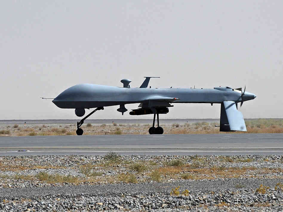 An armed US Predator unmanned drone at the Kandahar military airport in Afghanistan. U.S. officials said that a CIA drone attack killed Atiyah Abd al-Rahman, al-Qaida's second-in-command, in Pakistan last week. In today's first hour, we discuss the current state of the terror organization. An armed US Predator unmanned drone at the Kandahar military airport in Afghanistan. U.S. officials said that a CIA drone attack killed Atiyah Abd al-Rahman, al-Qaida's second-in-command, in Pakistan last week. In today's first hour, we discuss the current state of the terror organization.