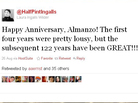 A tweet from the Twitter account of "@halfpintingalls," which is written by author Wendy McClure. A tweet from the Twitter account of "@halfpintingalls," which is written by author Wendy McClure.