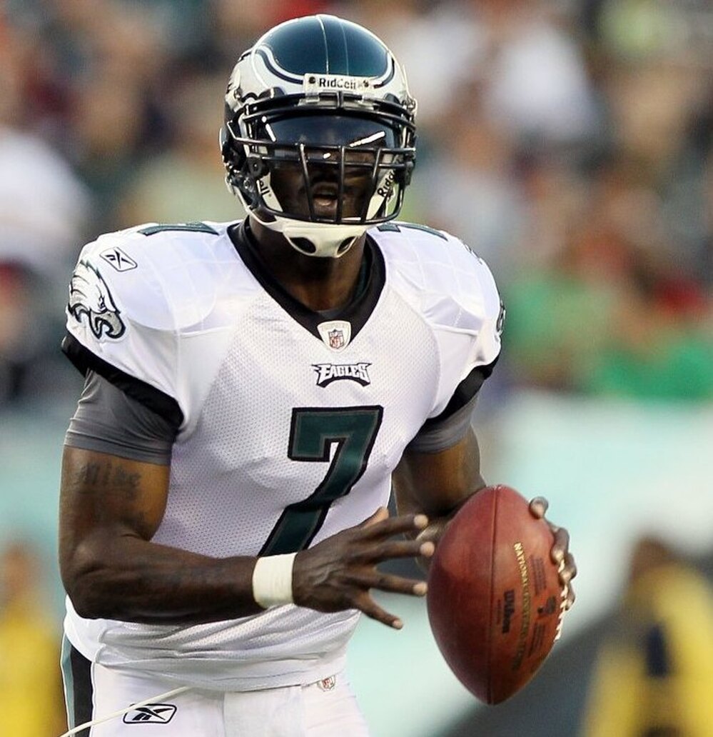 Michael Vick, quarterback of the Philadelphia Eagles, earlier this month.