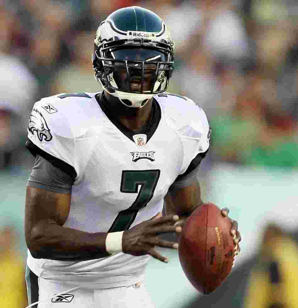 Michael Vick, quarterback of the Philadelphia Eagles, earlier this month.