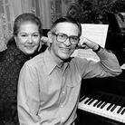 Marilyn and Alan Bergman pose at the piano in their Beverly Hills home on March 17, 1980, the same year the Bergmans were inducted into the Songwriters Hall of Fame. Marilyn and Alan Bergman pose at the piano in their Beverly Hills home on March 17, 1980, the same year the Bergmans were inducted into the Songwriters Hall of Fame.