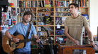 King Creosote and Jon Hopkins perform a Tiny Desk Concert on July 15, 2011 at the NPR Music offices. King Creosote and Jon Hopkins perform a Tiny Desk Concert on July 15, 2011 at the NPR Music offices.
