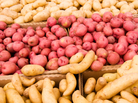 An assortment of potatoes. An assortment of potatoes.