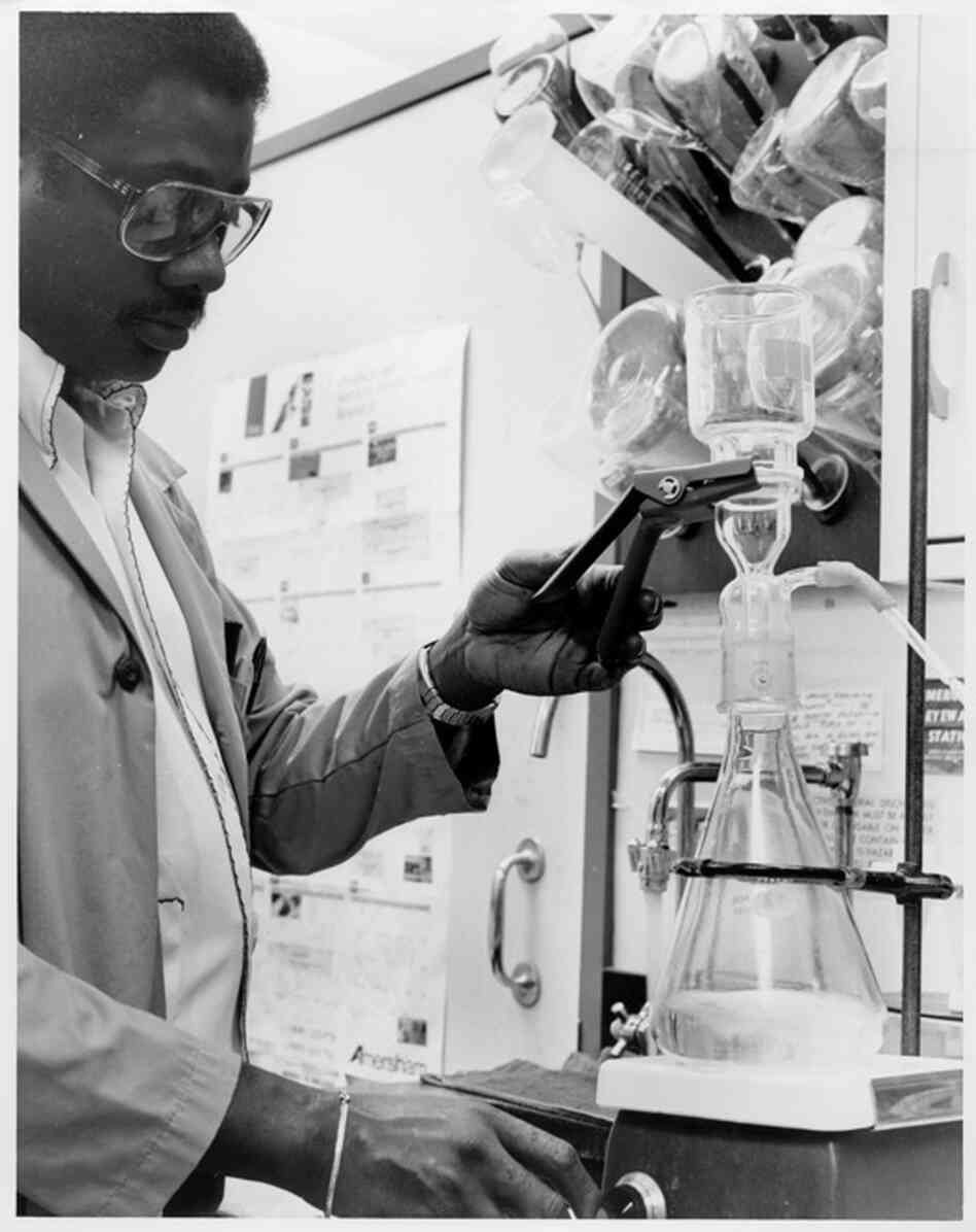 A researcher works in the Walter Reed lab in the 1980s. The Walter Reed Army Institute of Research has made a number of strides in combating infectious diseases. Among its contributions: vaccines for typhoid, Japanese encephalitis, meningococcal meningitis and Hepatitis A, as well as the first-ever malaria vaccines. 