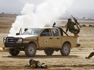 Afghan troops participate in a training exercise at Camp Blackhorse in Kabul, March 10, 2010. After a decade of fitful training and billions of dollars, the Afghan security forces have an abysmal record of acting without direct NATO assistance. Afghan troops participate in a training exercise at Camp Blackhorse in Kabul, March 10, 2010. After a decade of fitful training and billions of dollars, the Afghan security forces have an abysmal record of acting without direct NATO assistance.