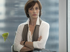 Hostile Work Environment: Kristin Scott Thomas plays an executive with a mean streak in Alain Corneau's Love Crime, a tale of corporate intrigue and personal revenge. Hostile Work Environment: Kristin Scott Thomas plays an executive with a mean streak in Alain Corneau's Love Crime, a tale of corporate intrigue and personal revenge.
