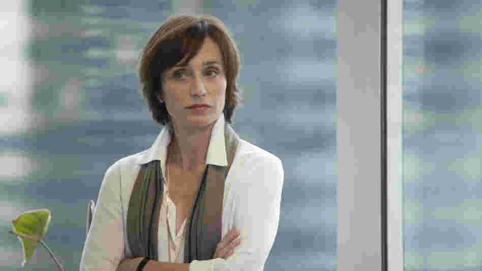 Hostile Work Environment: Kristin Scott Thomas plays an executive with a mean streak in Alain Corneau's Love Crime, a tale of corporate intrigue and personal revenge. Hostile Work Environment: Kristin Scott Thomas plays an executive with a mean streak in Alain Corneau's Love Crime, a tale of corporate intrigue and personal revenge.