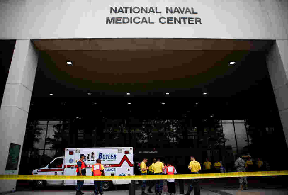 The final patients were moved from the Army's old Walter Reed hospital in Washington, D.C., last weekend to the new, jointly operated Army-Navy hospital in Bethesda, Md. The final patients were moved from the Army's old Walter Reed hospital in Washington, D.C., last weekend to the new, jointly operated Army-Navy hospital in Bethesda, Md.