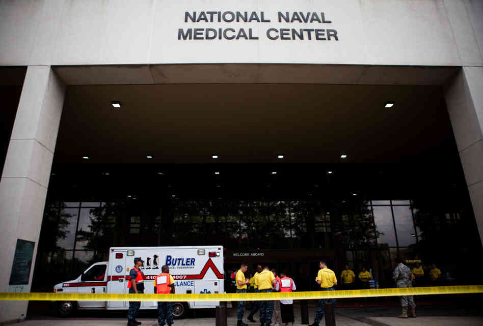 The final patients were moved from the Army's old Walter Reed hospital in Washington, D.C., last weekend to the new, jointly operated Army-Navy hospital in Bethesda, Md. The final patients were moved from the Army's old Walter Reed hospital in Washington, D.C., last weekend to the new, jointly operated Army-Navy hospital in Bethesda, Md.
