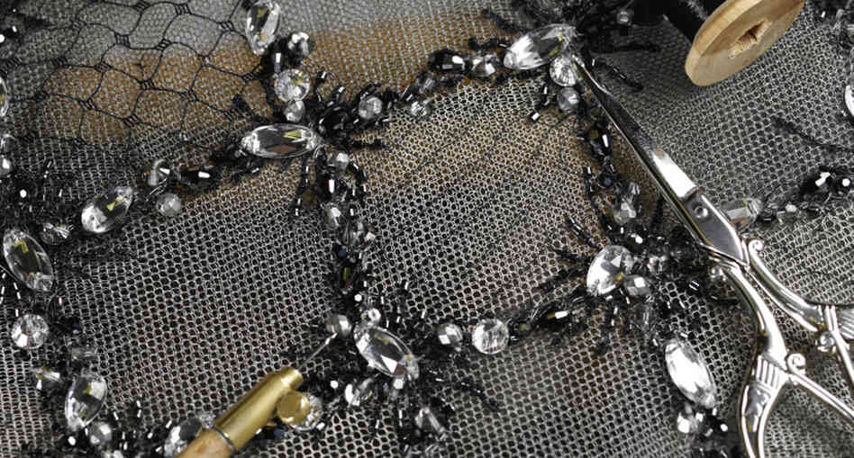The art of adornment is alive and well at Maison Lesage, a 130-year-old embroidery studio in Paris, where a small army of skilled sewers create exquisitely complex needlework for the biggest names in fashion. The art of adornment is alive and well at Maison Lesage, a 130-year-old embroidery studio in Paris, where a small army of skilled sewers create exquisitely complex needlework for the biggest names in fashion.