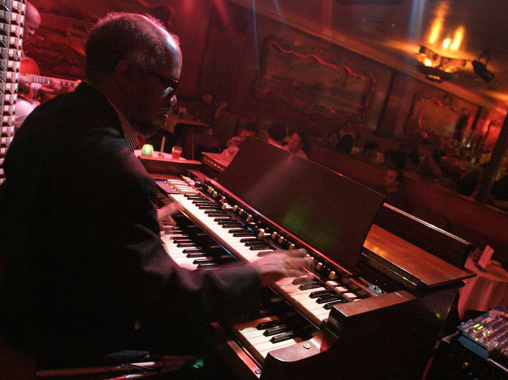 Organist Chris Foreman plays at the Green Mill Tavern in Chicago.