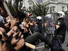 Greek protest. Aug. 24, 2011.