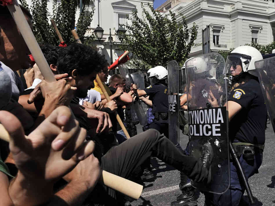 Greek protest. Aug. 24, 2011. Greek protest. Aug. 24, 2011.