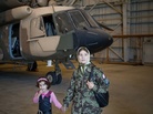 Col. Latifa Nabizada, the only female pilot in Afghanistan, flies her helicopter to some of the most dangerous parts of the country. Her 5-year-old daughter, Malalai, is often with her in the cockpit. Col. Latifa Nabizada, the only female pilot in Afghanistan, flies her helicopter to some of the most dangerous parts of the country. Her 5-year-old daughter, Malalai, is often with her in the cockpit.