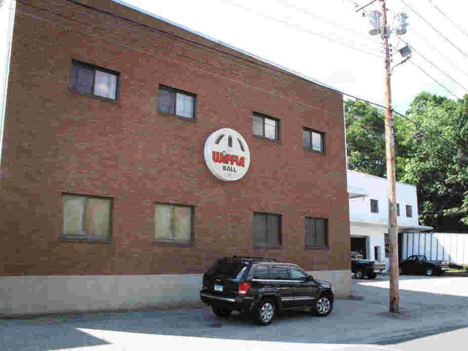 The Wiffle Ball headquarters in Shelton, Conn. Every Wiffle Ball is made in the U.S.