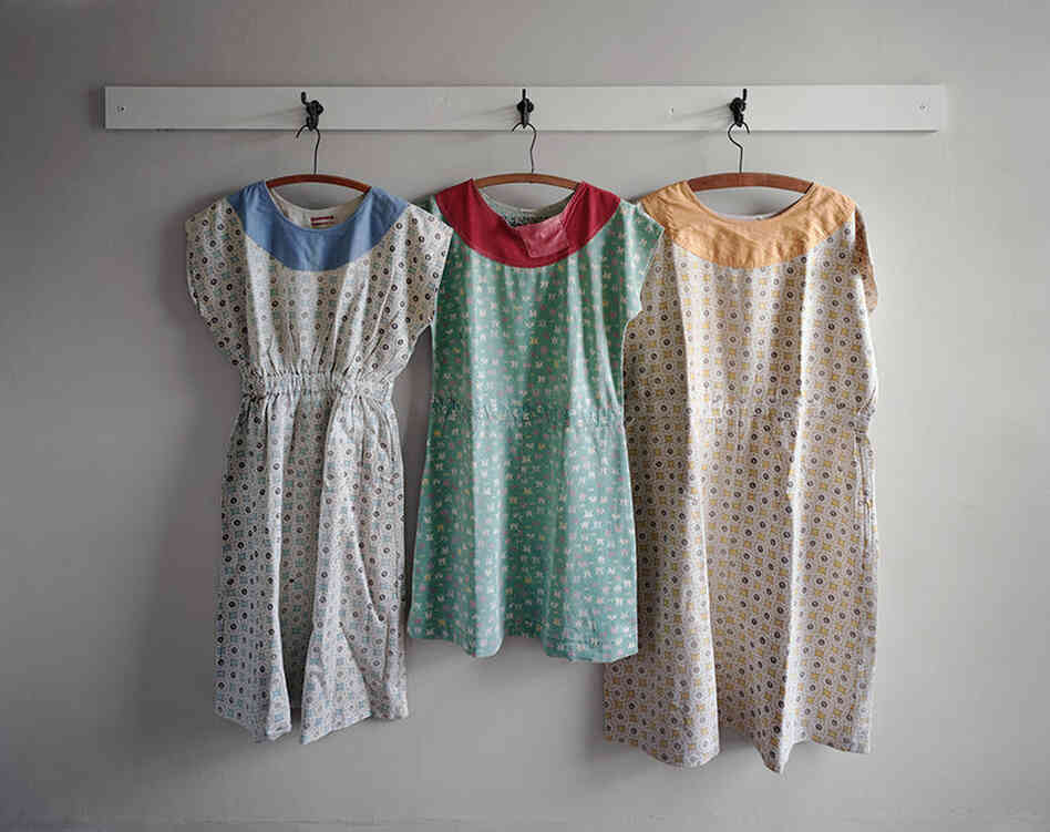Patient dresses, Clarinda State Hospital, Iowa