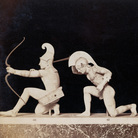 Greek sculptures dating from c. 500 BC, depicting a scene from the Trojan War. The Iliad, about the same war, was one of John Corigliano's inspirations for his piece 'One Sweet Morning.' Greek sculptures dating from c. 500 BC, depicting a scene from the Trojan War. The Iliad, about the same war, was one of John Corigliano's inspirations for his piece 'One Sweet Morning.'