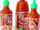 Bottles of sriracha sauce Bottles of sriracha sauce