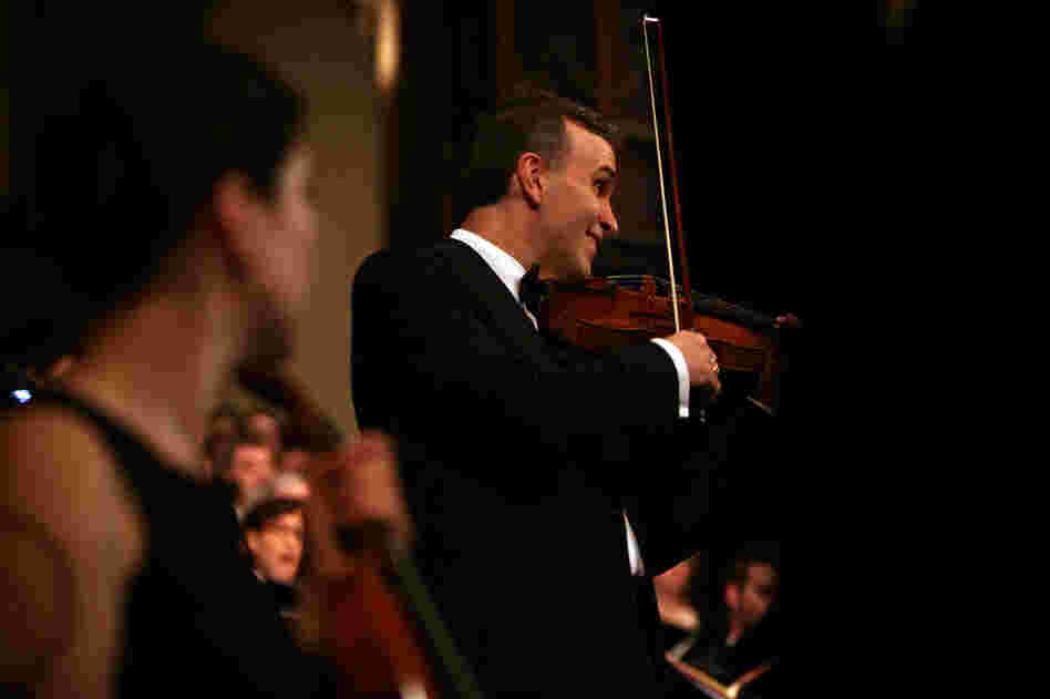 Violinist Gil Shaham performs during "Remember to Love: Let Us Love One Another With A Sincere Heart."