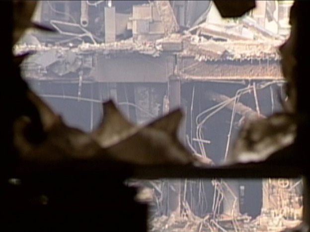 An image from 9/11: The Days After, airing Friday night on History.