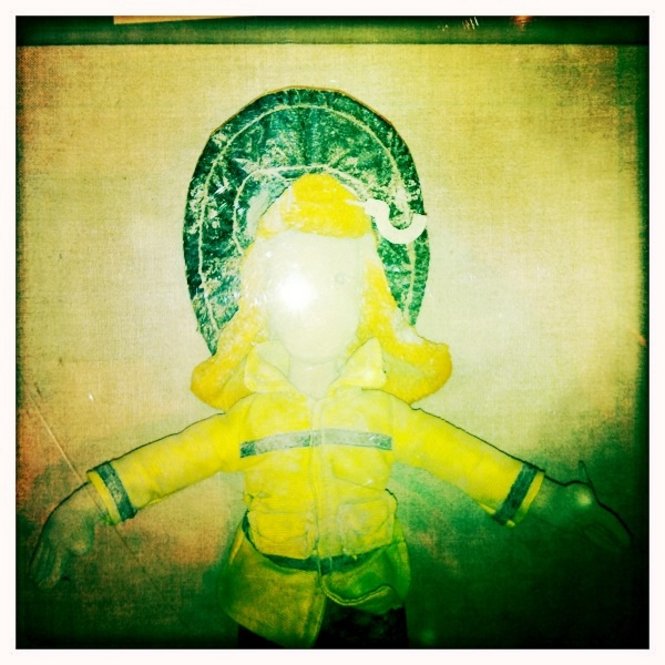 A doll recovered from the debris at the Staten Island's Fresh Kills Landfill