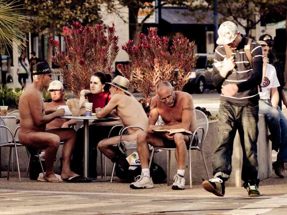 Hanging out in San Francisco's Castro district; Nov. 3, 2010.