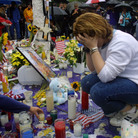 Toni Ann Costa mourns the victims of the World Trade Center disaster on Sept. 14, 2001. Toni Ann Costa mourns the victims of the World Trade Center disaster on Sept. 14, 2001.