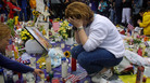 Toni Ann Costa mourns the victims of the World Trade Center disaster on Sept. 14, 2001. Toni Ann Costa mourns the victims of the World Trade Center disaster on Sept. 14, 2001.