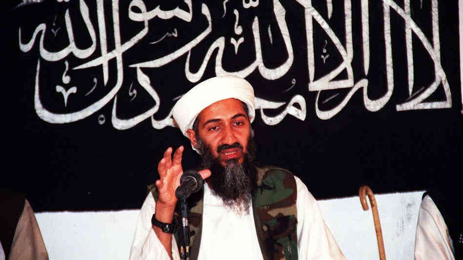 Osama bin Laden, shown in an undated photo, speaks at an undisclosed location in Afghanistan. A decade after the Sept. 11 attacks, al-Qaida has been weakened, but has established footholds in multiple countries. Osama bin Laden, shown in an undated photo, speaks at an undisclosed location in Afghanistan. A decade after the Sept. 11 attacks, al-Qaida has been weakened, but has established footholds in multiple countries.