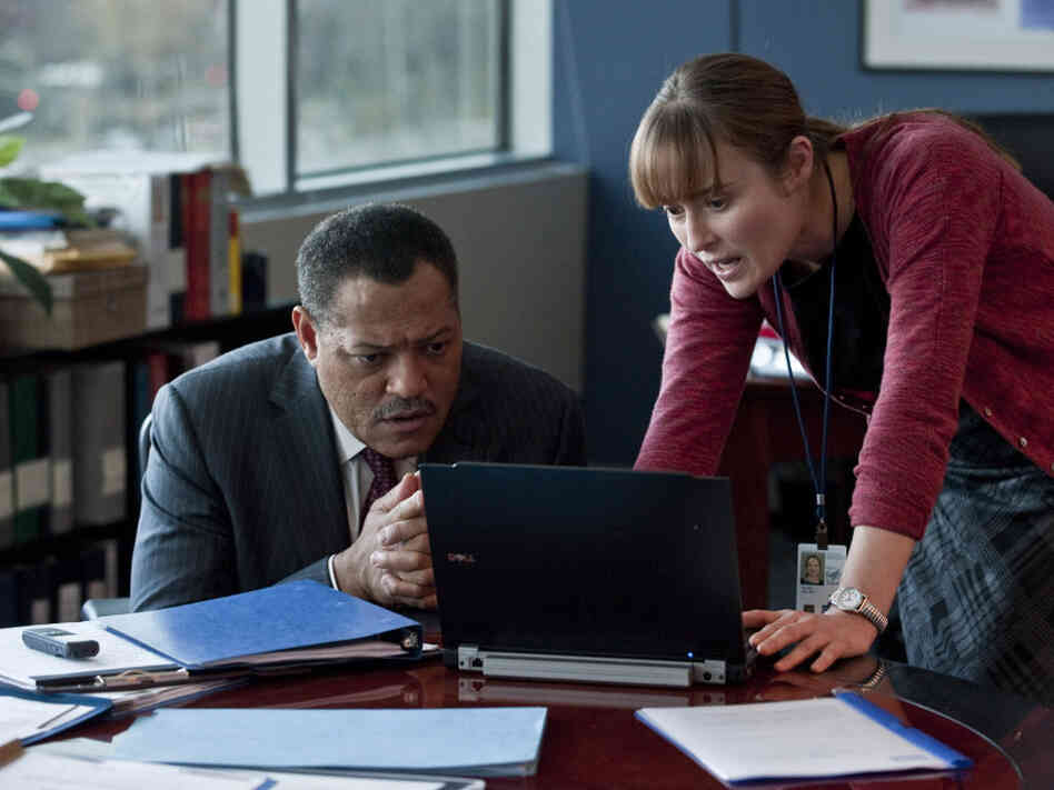 Bug Chasers: Laurence Fishburne and Jennifer Ehle are among the researchers pursuing a treatment for what quickly becomes a global pandemic.