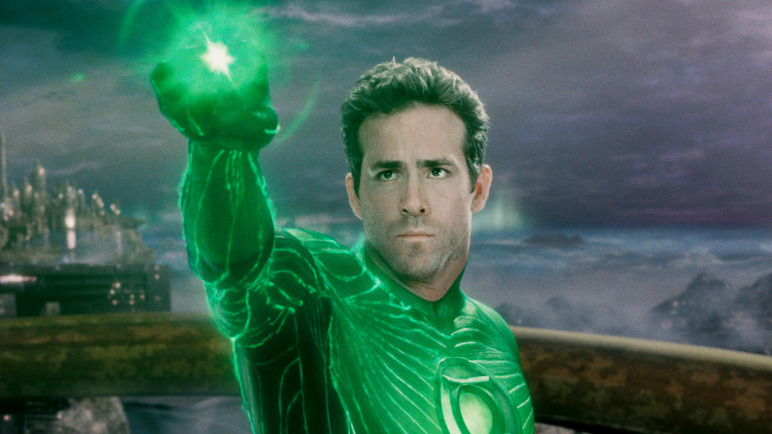 Ryan Reynolds in Green Lantern.