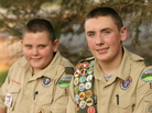 Christopher Lechalk, 11, and Matthew Lechalk, 14, of the Fayetteville, W.Va., Boy Scouts say they are looking forward to the new camp. Christopher Lechalk, 11, and Matthew Lechalk, 14, of the Fayetteville, W.Va., Boy Scouts say they are looking forward to the new camp.