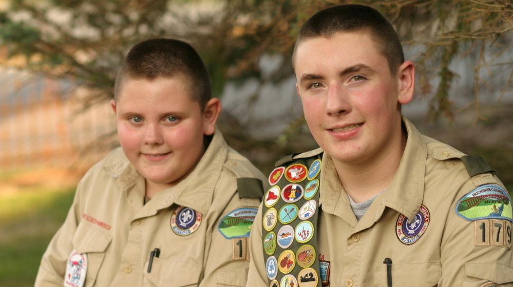 Christopher Lechalk, 11, and Matthew Lechalk, 14, of the Fayetteville, W.Va., Boy Scouts say they are looking forward to the new camp.