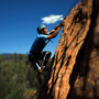 Iraq War veteran Tyler Daly goes rock climbing in Colorado. Iraq War veteran Tyler Daly goes rock climbing in Colorado.