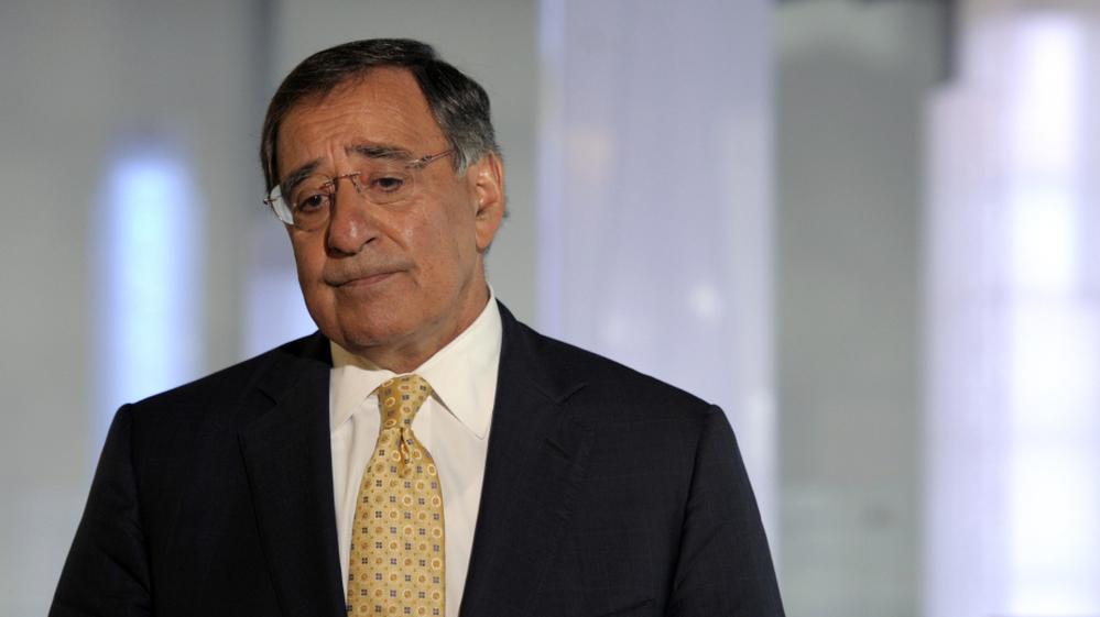 Defense Secretary Leon Panetta speaks to reporters after touring the National September 11 Memorial & Museum in New York  City last week.