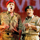Thomas Hampson (left) stars as Rick Rescorla in the opera Heart of A Soldier, by Christopher Theofanidis, which receives its world premiere Sept. 10 at the San Francisco Opera. Thomas Hampson (left) stars as Rick Rescorla in the opera Heart of A Soldier, by Christopher Theofanidis, which receives its world premiere Sept. 10 at the San Francisco Opera.