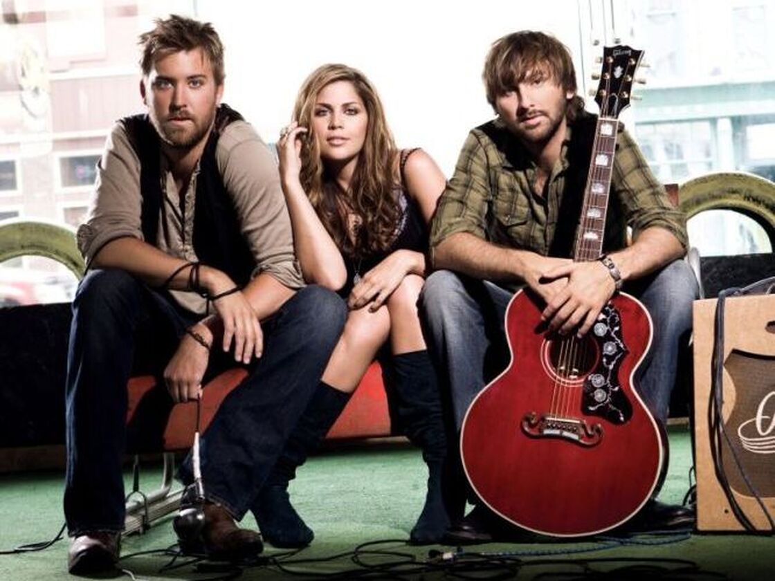 Lady Antebellum's new album is titled Own the Night. Left to right: Charles Kelley, Hilary Scott, Dave Haywood.