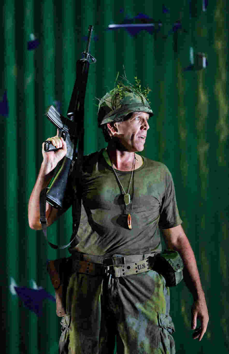 Thomas Hampson as Rick Rescorla, on the battle lines in Vietnam.