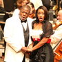 Laquita Mitchell as Bess and Alfred Walker as Porgy in the Tanglewood production of Porgy and Bess.