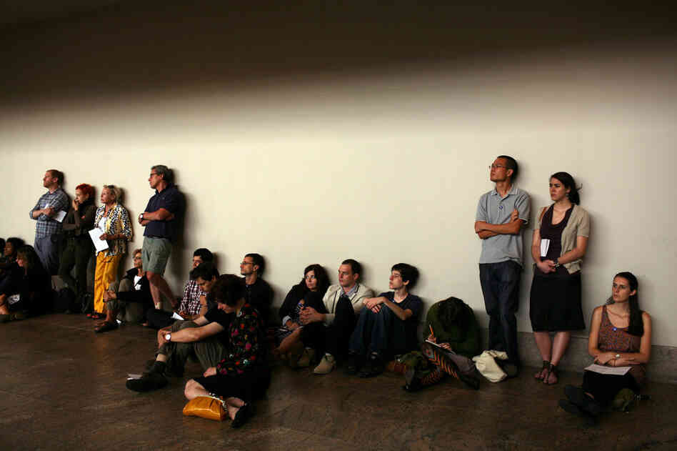 Remembering September 11, the Wordless Music Orchestra concedrt conducted by Ryan McAdams presented at The Temple of Dendur in The Sackler Wing at The Metropolitan Museum of Art in Manhattan, NY on September 11, 2011.