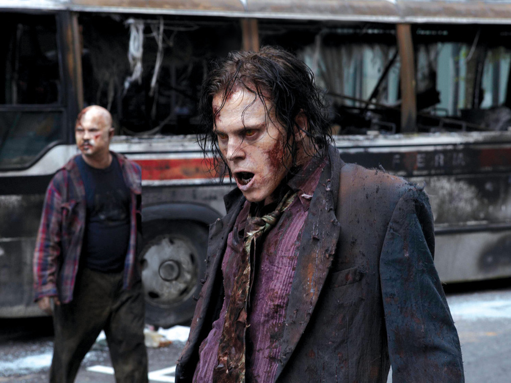 The prosthetic makeup team at The Walking Dead created very creepy zombies right from the first episode.