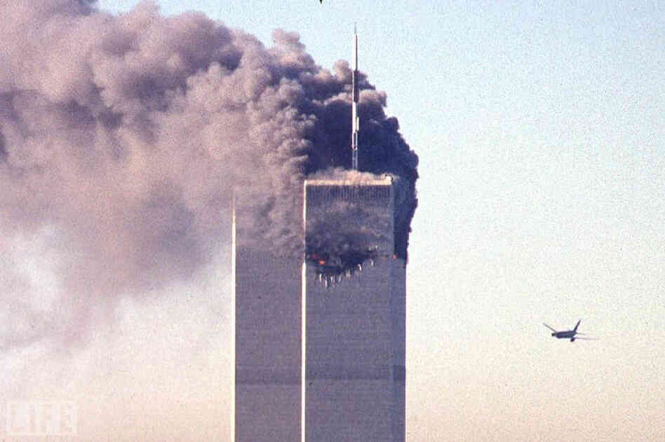 United Airlines Flight 175, today universally known as "the second plane," seconds away from the World Trade Center's South Tower, at 9:03 a.m. EST, Sept. 11, 2011. The first plane, American Airlines Flight 11 — slated to fly from Boston to Los Angeles — had slammed into the North Tower 17 minutes before, at 8:46 a.m. 