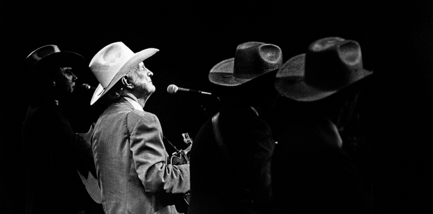 A live photo of Monroe by Gene Lowinger