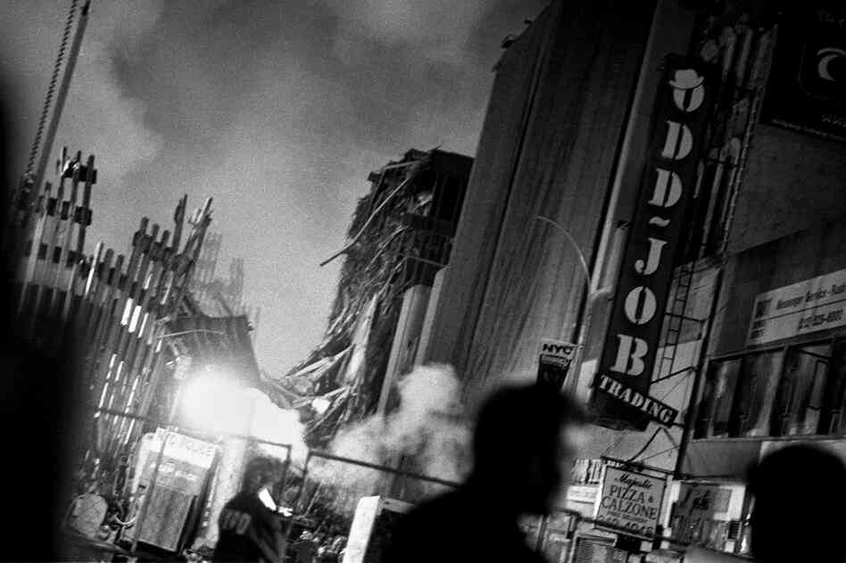 View of ground zero from Broadway. 