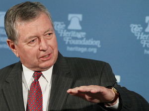 Former U.S. Attorney General John Ashcroft speaks at the Heritage Foundation in 2010 in Washington, DC. Ashcroft spoke about the U.S. Supreme Court's second opportunity to review the rights of Guantanamo detainees. Former U.S. Attorney General John Ashcroft speaks at the Heritage Foundation in 2010 in Washington, DC. Ashcroft spoke about the U.S. Supreme Court's second opportunity to review the rights of Guantanamo detainees.