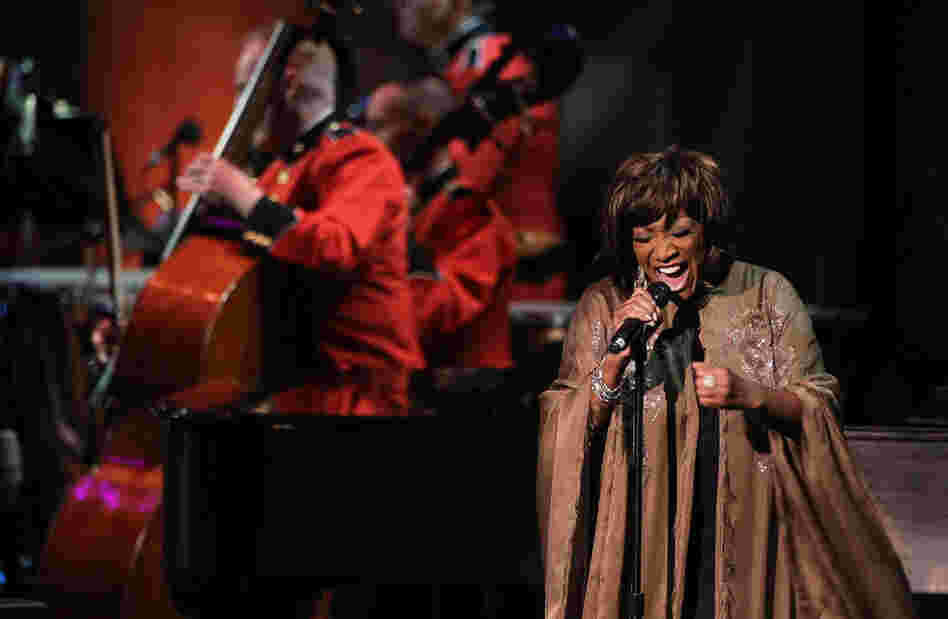 Singer Patti LaBelle performs during the "Concert For Hope" event, hosted by Washington National Cathedral, to mark the tenth anniversary of the 9/11 terrorist attacks.
