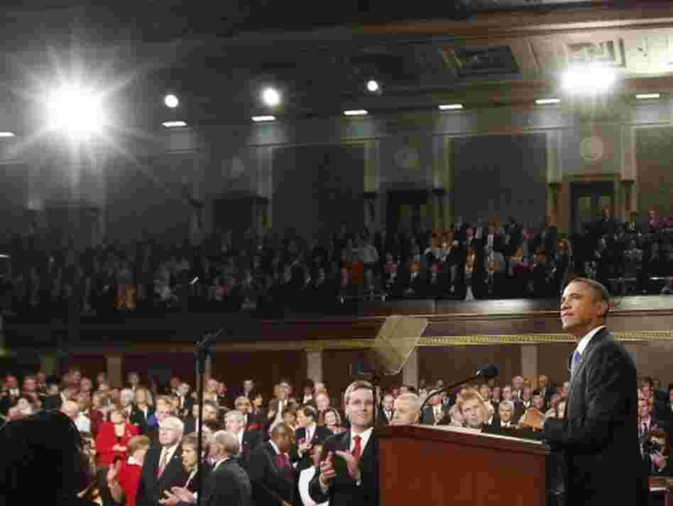 President Barack Obama waits to address a Joint Session of Congress at the U.S. Capitol Sept. 8, 2011 in Washington, DC. Obama outlined his plan to create jobs for millions of out of work Americans. President Barack Obama waits to address a Joint Session of Congress at the U.S. Capitol Sept. 8, 2011 in Washington, DC. Obama outlined his plan to create jobs for millions of out of work Americans.