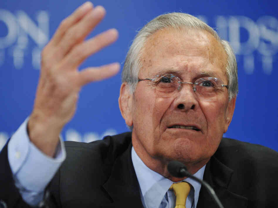 Former Defense Secretary Donald Rumsfeld, in March 2011.