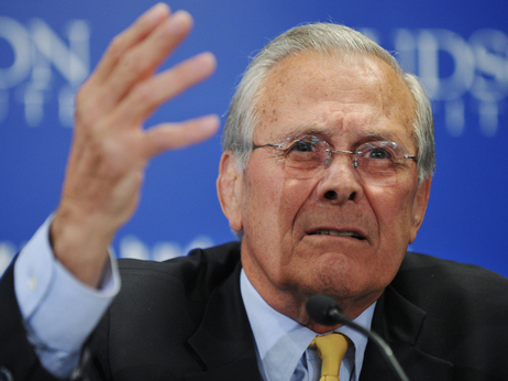 Former Defense Secretary Donald Rumsfeld, in March 2011. Former Defense Secretary Donald Rumsfeld, in March 2011.